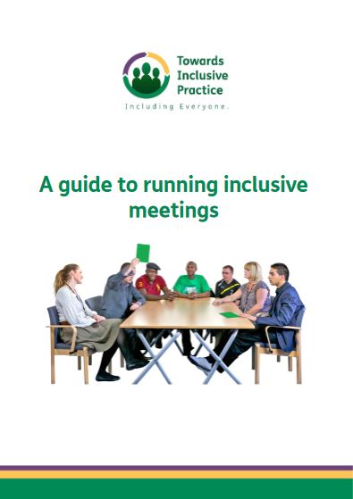 Front page of Guide to Running Inclusive Meetings