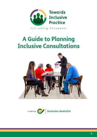 Front page of Inclusive Consultations guide
